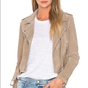 BLANKNYC Suede Moto Jacket- Size M